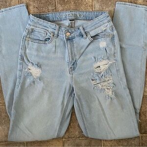 American Eagle crossover straight jeans